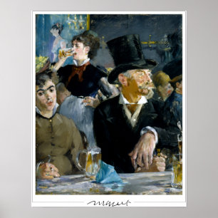 Édouard Manet Zedign Art Poster #14