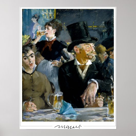 Édouard Manet Zedign Art Poster #14 (Voorkant)