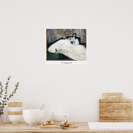 Édouard Manet Zedign Art Poster #141 (Keuken)