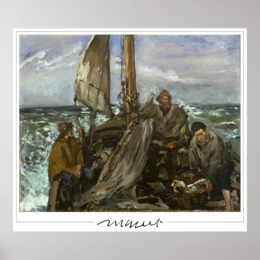 Édouard Manet Zedign Art Poster #15 — 2 (Voorkant)