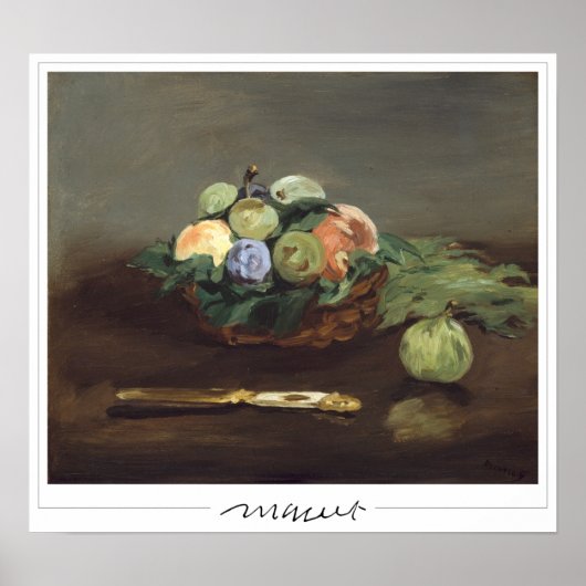 Édouard Manet Zedign Art Poster #168 (Voorkant)