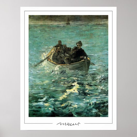 Édouard Manet Zedign Art Poster #172 (Voorkant)