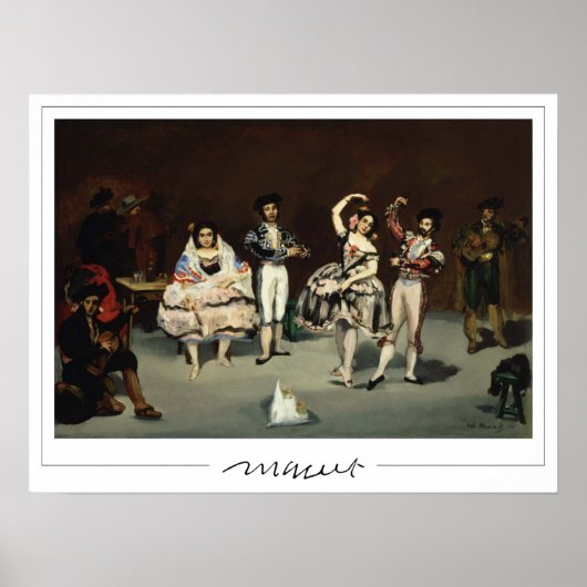 Édouard Manet Zedign Art Poster #18 (Voorkant)