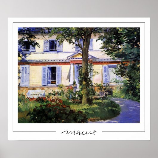 Édouard Manet Zedign Art Poster #196 (Voorkant)