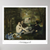 Édouard Manet Zedign Art Poster #213 (Voorkant)