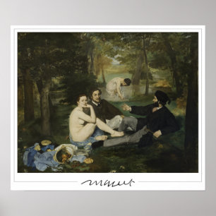 Édouard Manet Zedign Art Poster #213