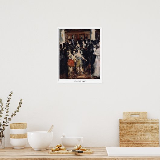 Édouard Manet Zedign Art Poster #5 (Keuken)