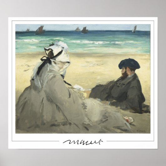 Édouard Manet Zedign Art Poster #89 (Voorkant)