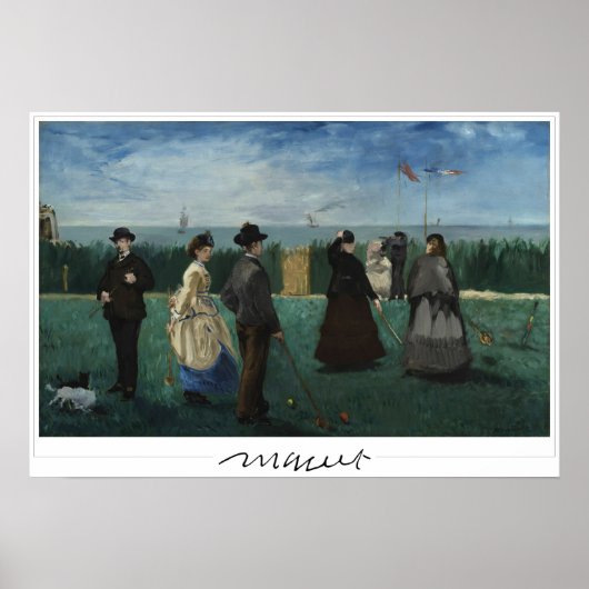 Édouard Manet Zedign Kunstposter #211 Poster (Voorkant)