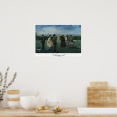 Édouard Manet Zedign Kunstposter #211 Poster (Keuken)