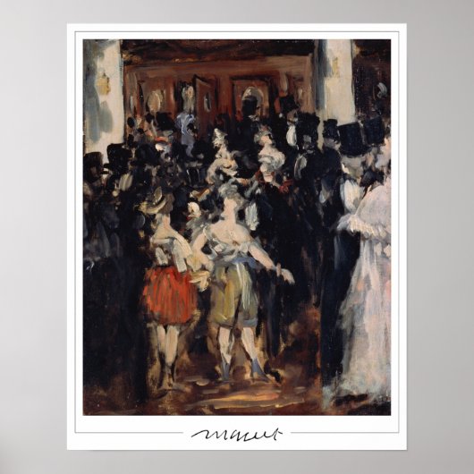 Édouard Manet Zedign Kunstposter #5 Poster (Voorkant)