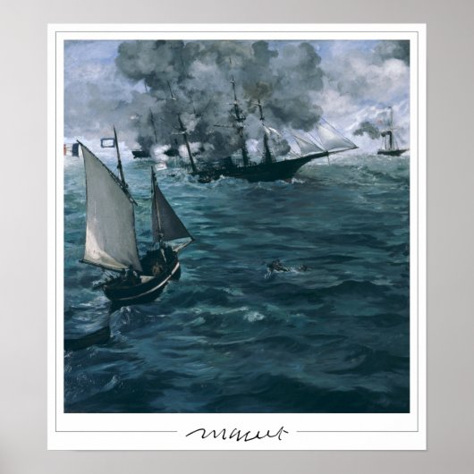 Édouard Manet Zedign Kunstposter #94 Poster (Voorkant)