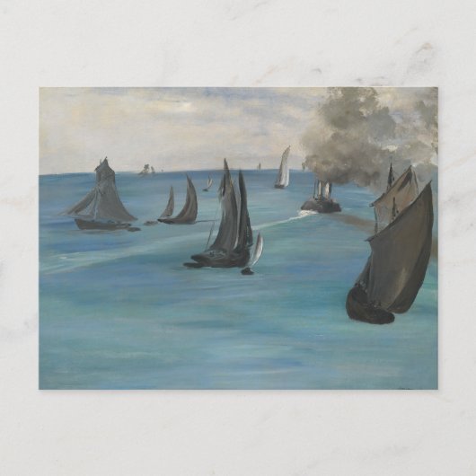 Edouard Manet - Zee Uitzicht, kalkwater Briefkaart (Voorkant)