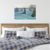 Edouard Manet - Zee Uitzicht, kalkwater Canvas Afdruk (Insitu (Slaapkamer))