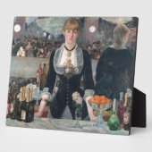 Edouard Manet's A Bar op de Folies-Bergère Fotoplaat (Zijkant)