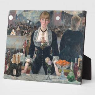 Edouard Manet's A Bar op de Folies-Bergère Fotoplaat