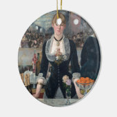 Edouard Manet's A Bar op de Folies-Bergère Keramisch Ornament (Links)