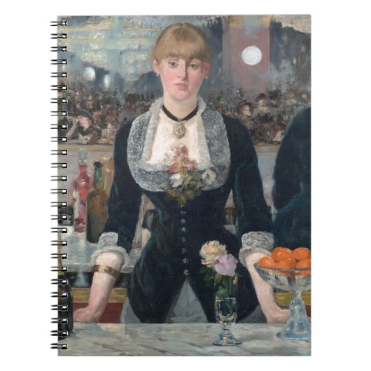 Edouard Manet's A Bar op de Folies-Bergère Notitieboek (Voorkant)