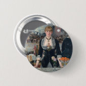 Edouard Manet's A Bar op de Folies-Bergère Ronde Button 5,7 Cm (Voorkant /achterkant)