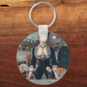 Edouard Manet's A Bar op de Folies-Bergère Sleutelhanger (Voorkant)
