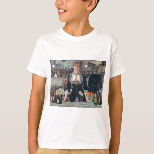 Edouard Manet's A Bar op de Folies-Bergère T-shirt (Voorkant)