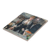 Edouard Manet's A Bar op de Folies-Bergère Tegeltje (Zijkant)