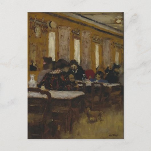 Edouard Vuillard - Het kleine restaurant Briefkaart (Voorkant)