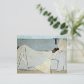 Edouard vuillard in bed briefkaart (Staand voorkant)