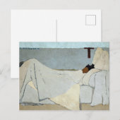 Edouard vuillard in bed briefkaart (Voorkant / Achterkant)