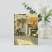 Edouard Vuillard: Madame Losse Hessel in Studio Briefkaart (Staand voorkant)