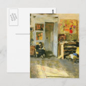 Edouard Vuillard: Madame Losse Hessel in Studio Briefkaart (Voorkant / Achterkant)