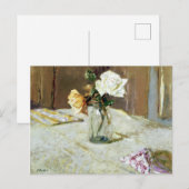 Edouard Vuillard-Rozen in een glazen vet Briefkaart (Voorkant / Achterkant)