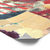 Édouard Vuillard Vrouw in een Gestreepte Jurk Kuns Poster (Hoek)