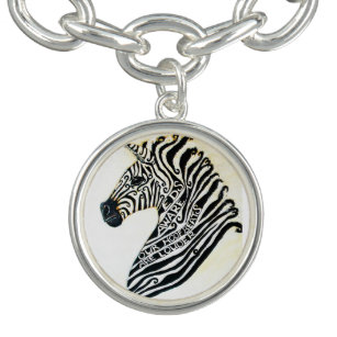 EDS Aware Zebra Charm Bracelet Armbandje