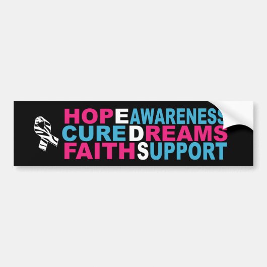 EDS Awareness Bumperstickers (Voorkant)