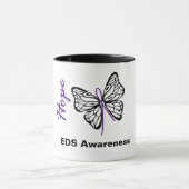 EDS Awareness Hope Butterfly Mokken (Midden)