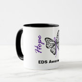 EDS Awareness Hope Butterfly Mokken (Voorkant links)
