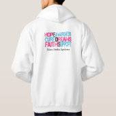 EDS Awareness Hope Cure Shirt (Achterkant)