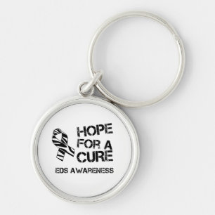 EDS Awareness Hope for a Cure Sleutelhanger