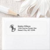 EDS Awareness Zebra Ribbon Address Label (Insitu)