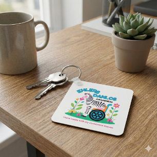 EDS Awareness Zebra Sleutelhanger