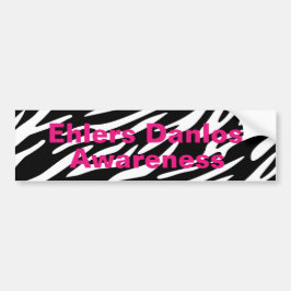 EDS Awareness Zebra Stripe Bumperstickers