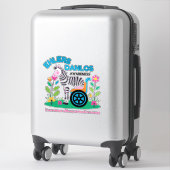 EDS Awareness Zebra Vinyl Sticker (Koffer)