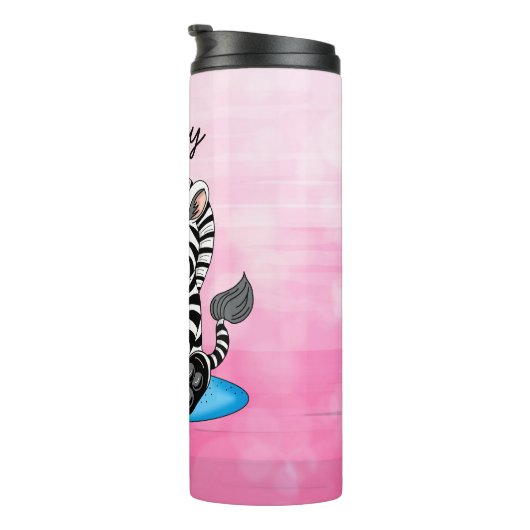 EDS-bewustmakingslint en Zebra Thermosbeker (Geroteerd rechts)