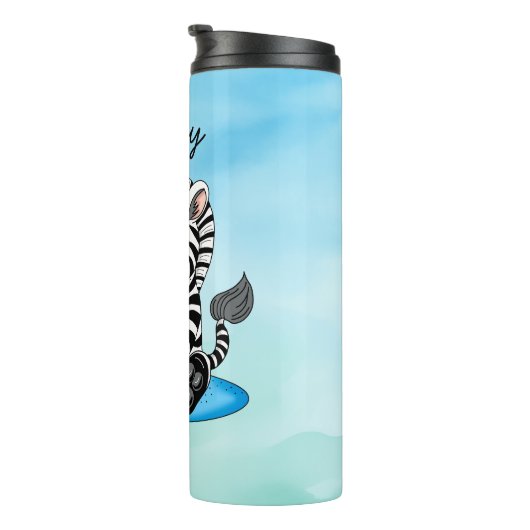 EDS-bewustmakingslint en Zebra Thermosbeker (Geroteerd rechts)