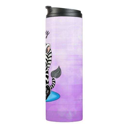 EDS-bewustmakingslint en Zebra Thermosbeker (Geroteerd rechts)