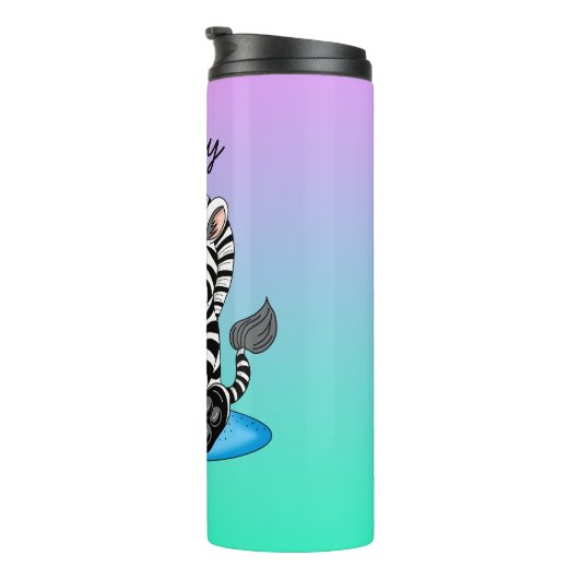 EDS-bewustmakingslint en Zebra Thermosbeker (Geroteerd rechts)