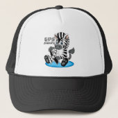 EDS-bewustmakingslint en Zebra Trucker Pet (Voorkant)