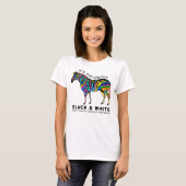 EDS-bewustzijn Zebra-danlossyndroom T-shirt (Voorkant volledig)