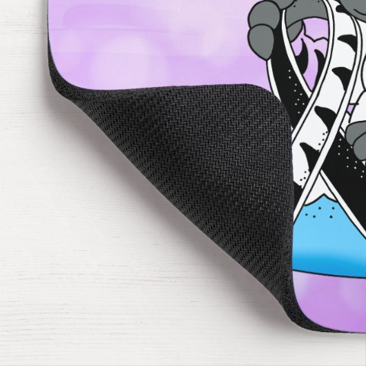 EDS-bewustzijn Zebra-lint Muismat (Hoek)